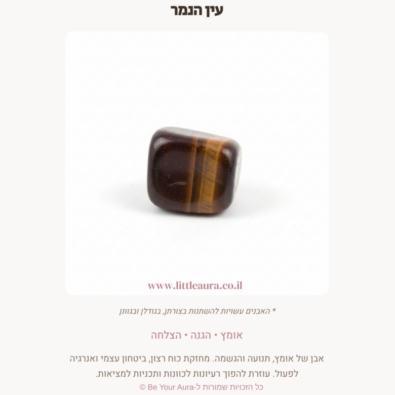 עין הנמר לאומץ, הגנה והצלחה